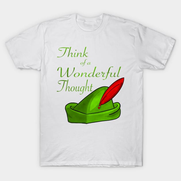 Think of a wonderful thought T-Shirt by MagicalMouseDesign